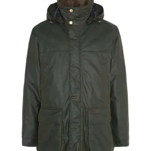 Zertifiziert Barbour Wachsjacke Bleaberry, Fern